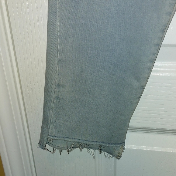 Gap Straight Crop Raw Hem Jeans,6/28r - Picture 8 of 8